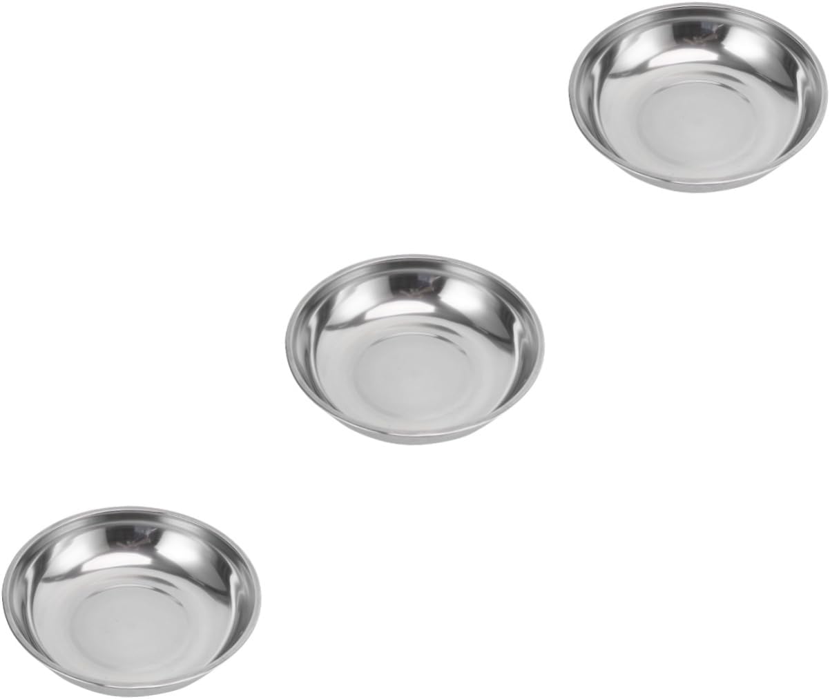 HOMSFOU 3pcs Digital Kitchen Scale Tray Replacement Pan for Balance Scales Magnetic Mechanic Weighing Pan