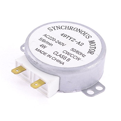 SODIAL(R) Mikrowellenherd Drehscheibe Synchronmotor CW / CCW 4W 5 / 6RPM AC 220-240V