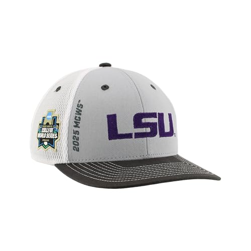 LSU Tigers NCAA Officially Licensed College World Series 2025 Baseball Hat