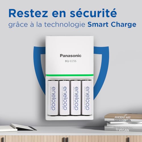 Panasonic Bq cc55 Chargeur De Batterie Pile Domestique Secteur - vue 8
