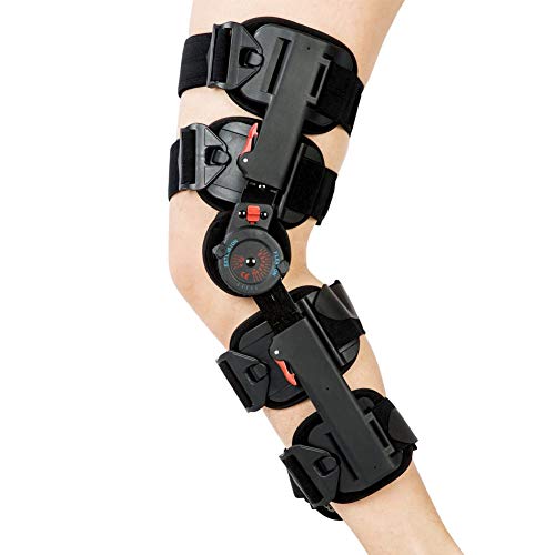 kefit Hinged Knee Brace Rom, Knee Support for Torn Acl, Meniscus Tear, Pcl, Surgery Recovery, Adjustable Post Op Knee Immobilizer, Leg Stabilizer for Man and Women - Thumbnail 2