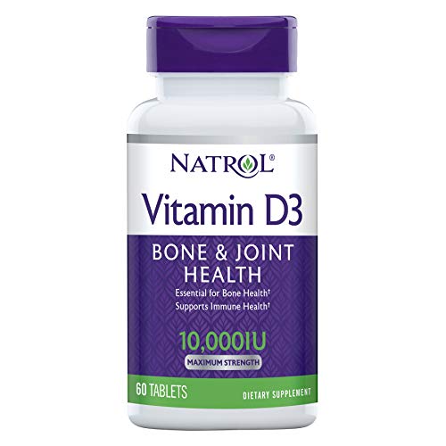 Natrol Vitamin D3 10000 IU Tablets, 60 Count