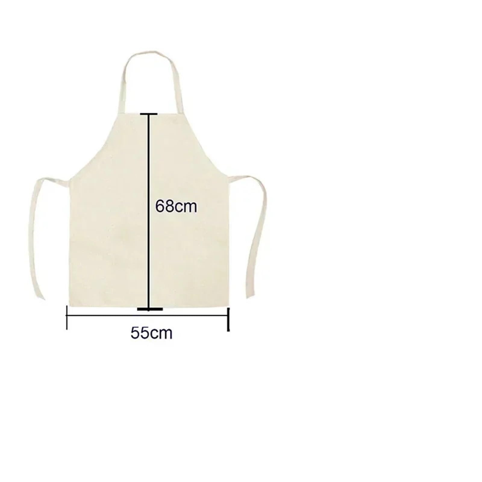 2 uds delantal peonía flor pájaro algodón Lino cocina hornear bata estética café Barista para Cocinar, Restaurante