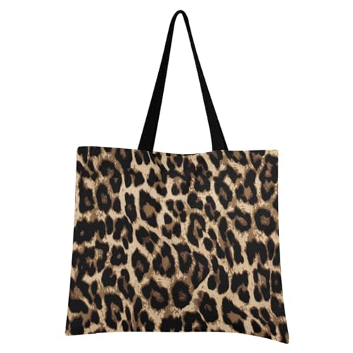 Sacs à main et sac à main tendance imprimé léopard pour femme, sac fourre-tout grande capacité avec poignée de rangement en peau d'animal, multicolore,...