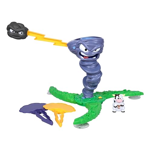 Cownado Is A Fun & Fast "Moooving" Tetherball-Style Table Game, Where Players Must Slam The Storm Cloud & Send The Tornado Spinning, Beat The Storm For A "Cow-Popping" Finale, For 2 Players Ages 6+ - Image 5