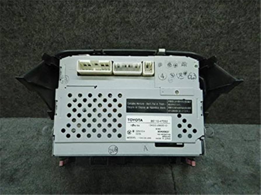 後期　H20年　トヨタ　プリウス　NHW20　純正　マルチ　ナビ　モニター　動作品　管G0210-5