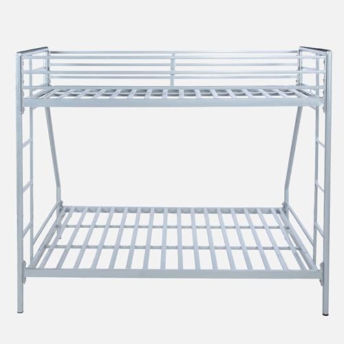 Image of Twin Over Twin Metal Bunk Bed |Bunk Bed Without Storage for Kids | Double Decker Bed for Kids Room Furniture |Metal Bunker Bed (Mattress Not Included)