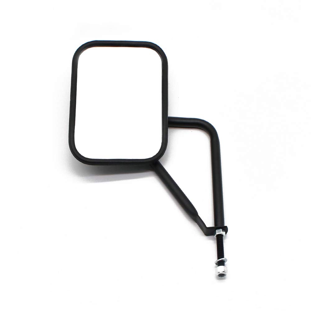FLY FISH Doors Off Mirrors Replacement for Jeep Wrangler , 2 Pack Wide Vision Side Mirrors, Rectangular Off-road Quick Mount Doorless Mirror Adapted to CJ YJ TJ JK JL Unlimited