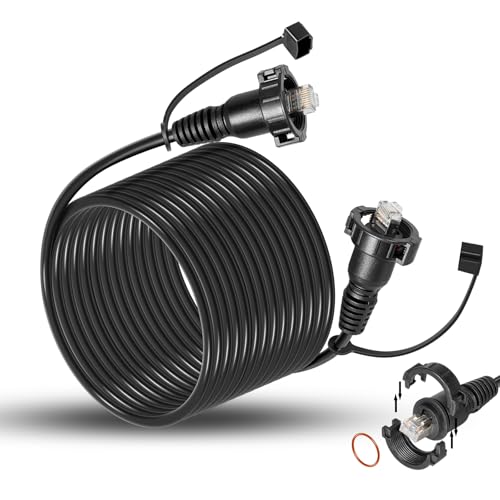 Image of 30 Foot Marine Network Cable Fit for Garmin RJ-45 Compatible with GPSMAP, ECHOMAP Plus /UHD /Ultra, GMR, GMR Fantom, GMS, GSD, GCV 10 Scanning Sonar Module