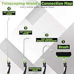 21 FT Telescoping Pressure Washer Wand with Brush, 4000 PSI - Image 4