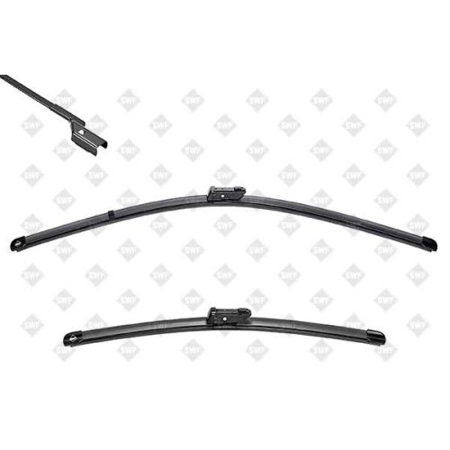 SWF 116 140 Spazzola Tergicristallo Auto – Lunghezza 700mm / 28 Pollici, Compatibile Con Chrysler Voyager E Ford Transit - 3
