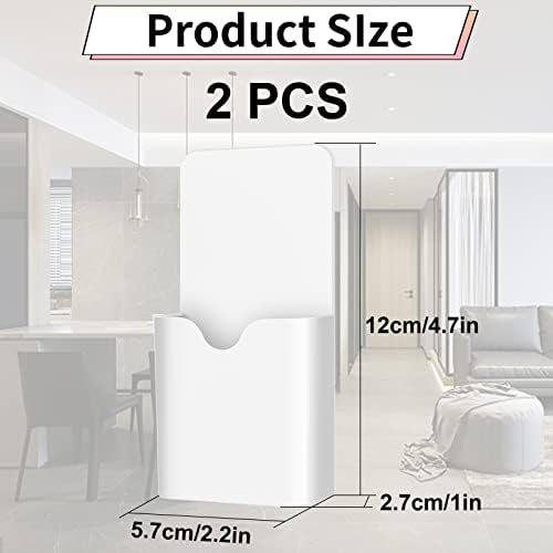 Cerolopy 2pcs Magnetic Pen Holder, White Magnetic Marker Holder Pen And Eraser Magnetic Cup Holder For Whiteboards,fridge,refrigerator,home,office