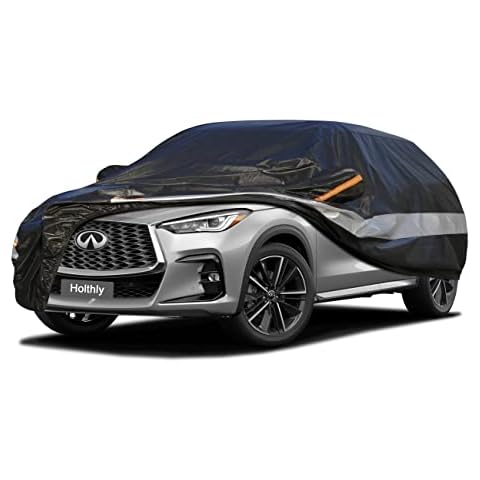 Holthly SUV Car Cover Custom Fit Infiniti QX55 2021-2025, 100% Waterproof Breathable Outdoor Car Covers, Sun Rain Dust Snow Protection. (Ships from US Warehouse, Arrive Within 3-7 Days) Cover