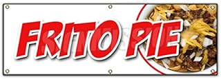 72" FRITO Pie Banner Sign Chili Cheese Corn Chips Texas Style Tamale Fresh