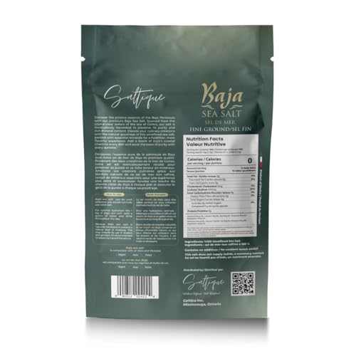 Saltique 5lb Baja Sea Salt - 4X Minerals, 90+ Minerals, Unrefined & GMO-free