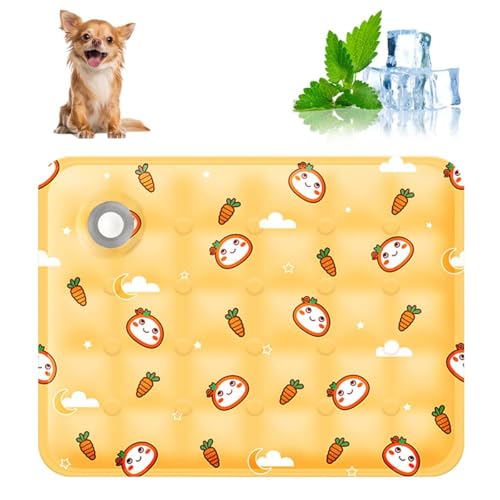 ペット用冷却マット50*40cm 二重構造 防水加工 クールマット 折り畳めるひんやりマット 無害ジェル 接触冷感 冷却ジェルマット 省エネ 洗濯可能 熱中症対策 繰り返し利用可能 速乾 消臭 滑り止め 介護 小・中型犬 猫 ウサギなどのペットに対応 人間