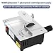 DEWIN Mini Table Saw for Crafts S3 Portable Precision Table Saw,96W mini Desktop Electric Saw 7 Speed Adjustable,DIY Model Crafts Cutting Tool for Wood Plastic Acrylic Cutting