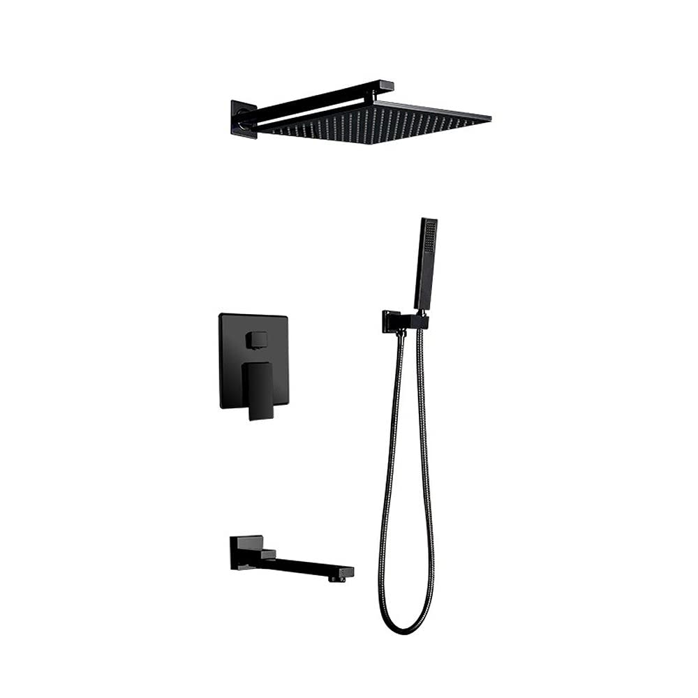 Système de douche encastré chrome de qualité supérieure