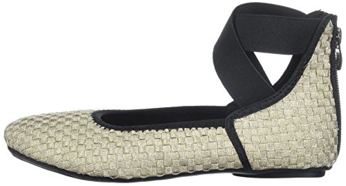 Bernie Mev Girl's Monica K Ballet Flat, Light Gold, 28-35 M M Eu Big Kid (33 Us) #TOP7