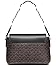 Calvin Klein Millie 2 in 1 Flap Shoulder Bag & Crossbody, Brown/Khaki/Black, One Size