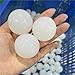 White Industrial Sealing Balls, Solid Silicone, Diameter 20mm-60mm, Bounce Balls for Machinery Equipment Seals Valves Pumps Vibration Screens Exercise Replacement Spheres(40mm-5pcs)