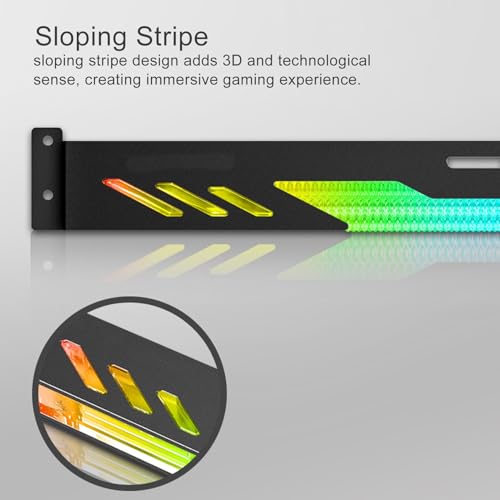Soporte para GPU con iluminación ARGB ajustable miniatura 4