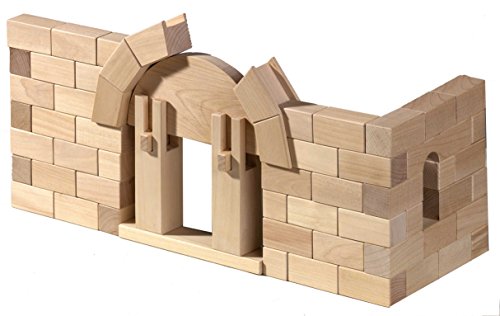HABA Roman Arch Wooden Architectural Building Blocks - 114 Piece Set