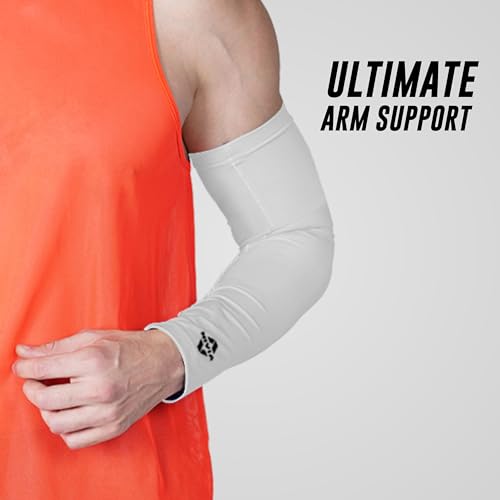 Image of Nivia Arm Sleeves for men & women, Arm Compression sleeves, Uv sun protection arm sleeves for boys & girls,Arm Sleeves for Cricket,Volleyball,Football,Bike Riding,Cycling