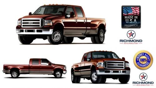 Richmond Auto Upholstery - (Compatible With 2003 Ford F-250 King Ranch Passenger Side Bottom Replacement Leather Seat Cover, King Ranch #TOP6