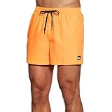 Quiksilver Everyday Volley 15", Bañador para Hombre, Bright Marigold, S