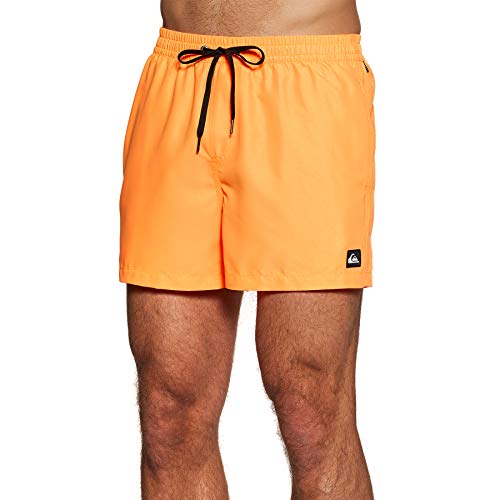 Quiksilver Everyday Volley 15", Bañador para Hombre, Bright Marigold, S