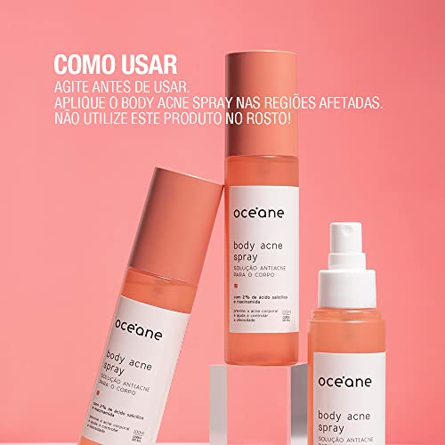 Océane Solução Antiacne para o Corpo - Body Acne Spray 100ml