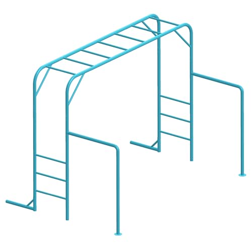 LeisureStar SkyBlue Monkey Bar Set