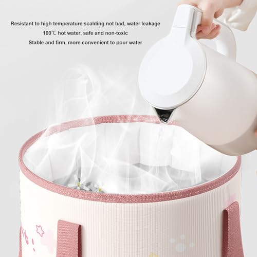 Banheira Dobrável do Saco de Imersão Dos Pés para Viagens, Bacia Dobrável do Banho Dos Pés do Saco d