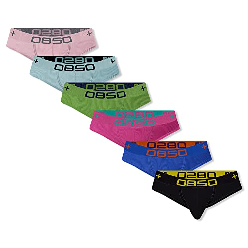 Evankin Men's Low Rise Cotton Stretch Briefs Underwear Multi Color Underpants