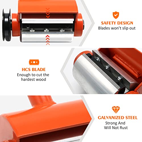 Liyera Log Peeler, Log Debarker Chainsaw Attachment,Fits Most Chainsaws, Belt Drive And Safe Design #TOP2