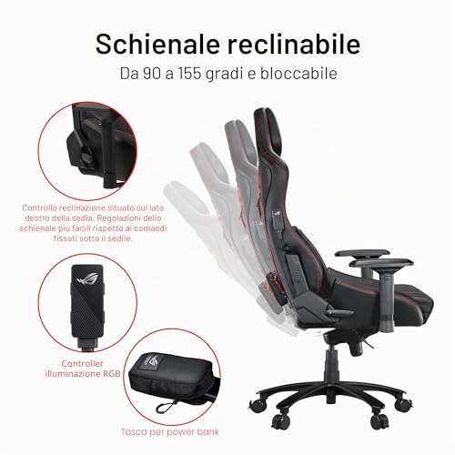 ROG CHARIOT X Sedia Gaming Ergonomica - Sedia gaming - Immagine 5