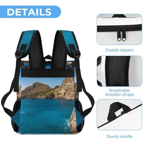 Sac à dos isotherme étanche Mallorca en polyester sergé robuste