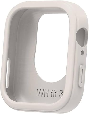 Zore Huawei Watch Fit 3 Yumuşak TPU Silikon Kasa Koruyucu Watch Gard 34 Starlight