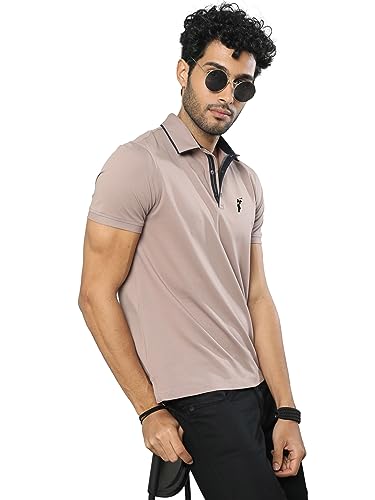 Image of STELLERS Men's Premium Softberry Pique Polo T-Shirt | Feather Touch Feel |Regular Fit| Odour Resistant| Anti-Static| Wrinkle Free | Quick Dry | Stretchable | Lightweight | Sweat-Proof