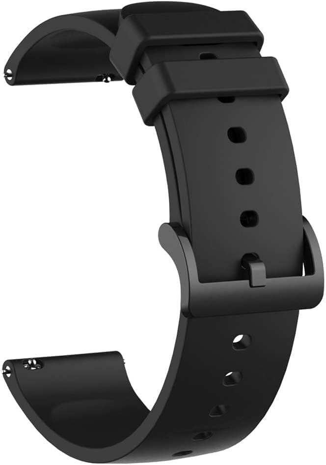 Image of CERLINK 19mm SmartWatch Strap with Stainless Steel Black Buckle for Fire-Bolt,Boat,Noise,Amazfit,Oxy,Pulse,Beat,Boat Storm & All 19mm Watches (Pack-3 Black,Navy,Grey)