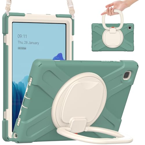 Coque Samsung Tab A7 10.4 protection intégrale JZ etui rigide antichoc Emerald Green