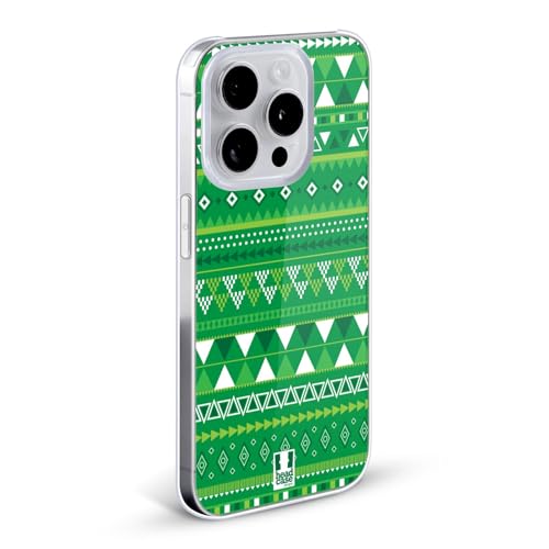 Coque rigide Apple iPhone 7 motif Aztèque Saint Patrick vert - 2