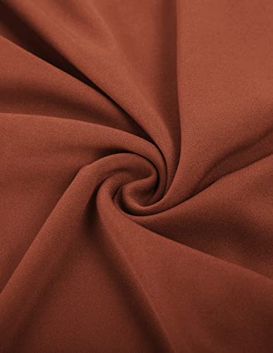 Grace Karin Womens Casual Solid Pencil Dress Boat Neck Dress For Wedding Party Caramel #TOP5