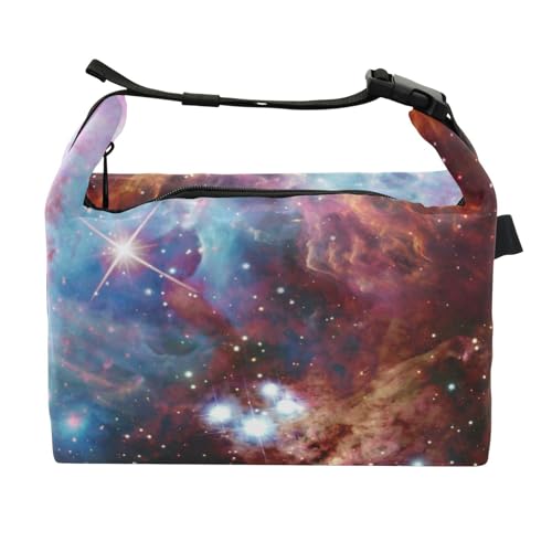Galaxy Space Nebula Stars �p�[�v���_�[�N�X�^�C�� �ė��p�\�ȃ����`�o�b�O �o�b�N���n���h���t�� ���߉\ ���O���\ �R��h�~ �f�M�g�[�g �s�N�j�b�N�p 9.4 x 6.7 x 9.8�C���`