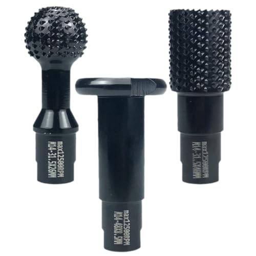 Fresas rotatorias esféricas M14 para proyectos de carpintería y modelado manual 2