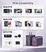 [2Pack] 40W USB C Plug,4-Port Fast Charger Block PD+QC 4 Port Charger Cube Wall Charging Box Brick for Samsung Galaxy S22/S21+/S21 Ultra,Magsafe Wireless Charger,iPhone 17/16/16 Pro Max/15/14(Purple)