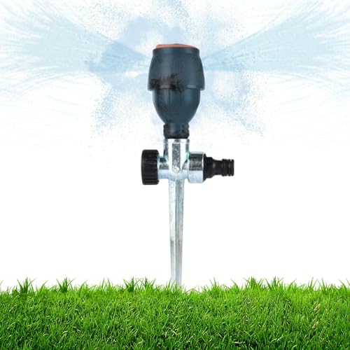 Generic - Lawn Sprinkler - 360 Degree Rotating Irrigation System, Outdoor Water Sprayer | Automatic Yard Watering Tool, Garden Coverage Spinner, Adjustable Nozzle Hose Attachment,Patio Grass Hydration Equipment