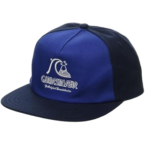 Quiksilver Boys Basic Lines Snapback Hat, Monaco Blue Cover