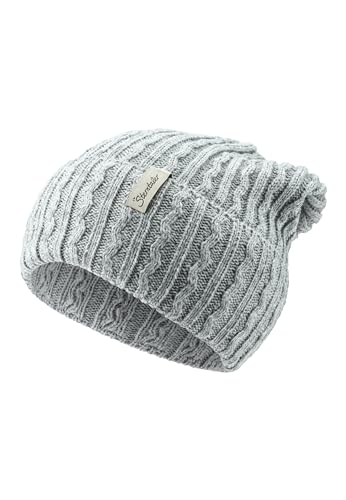 Sterntaler Strickmütze mit Wellen Muster - Lässige Unisex Beanie - Kinder...
